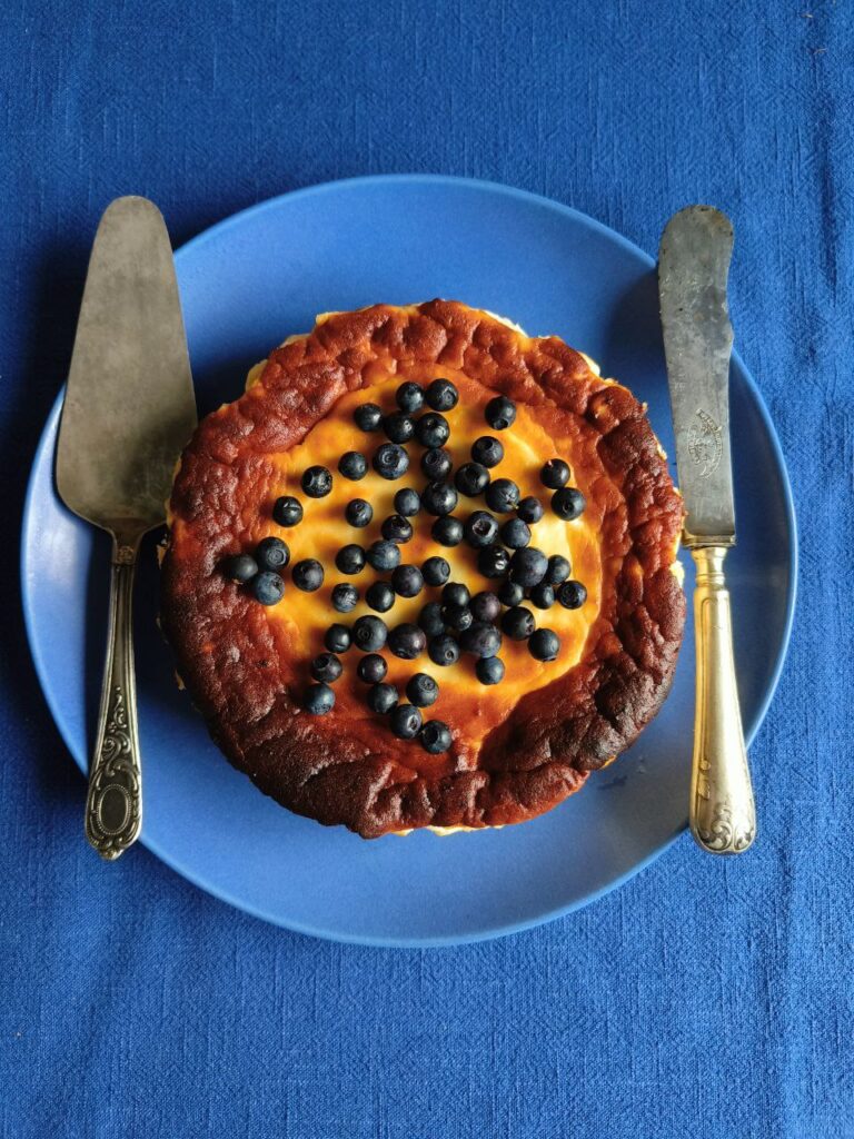 рецепт баскского чизкейка
