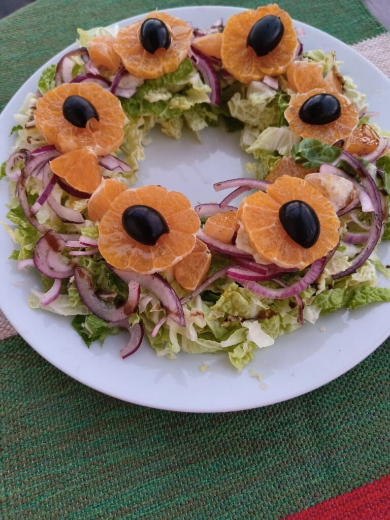 салат Рождественский венок