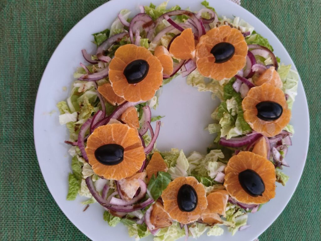 салат Рождественский венок