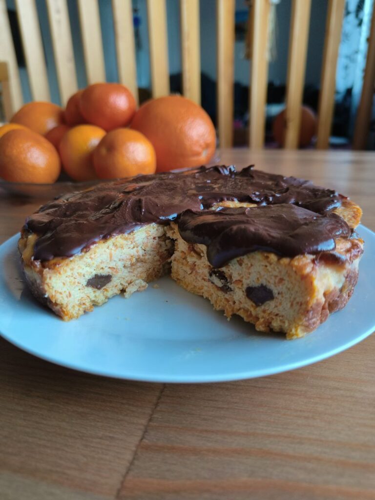 безглютеновая творожная запеканка с морковью апельсином и кокосовым акцентом