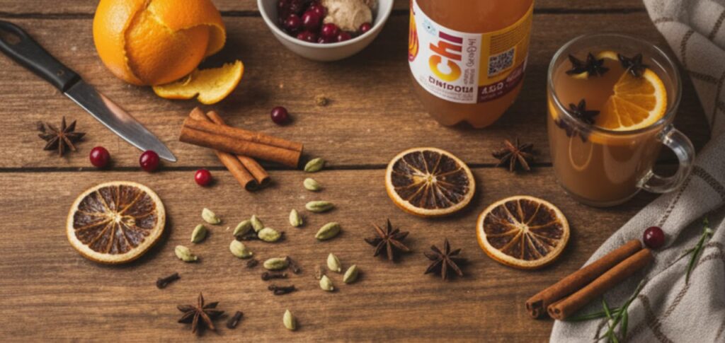 Глінтвейн на комбучі