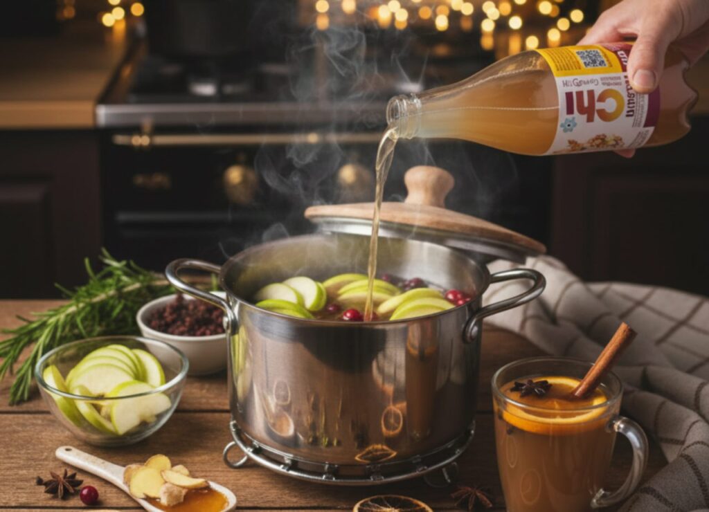 Глінтвейн на комбучі