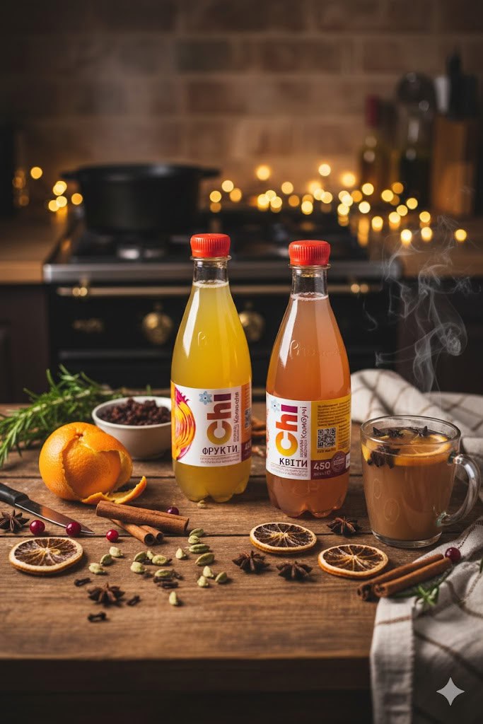 Глинтвейн на комбуче: теплый ритуал без алкоголя